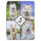 Anpassningsbar Photo Collage Hund Pet Cat Monogram iPad Air Skydd (Framsidan)