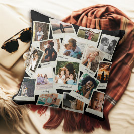 Anpassningsbar Photo Collage Keepsak Kudde