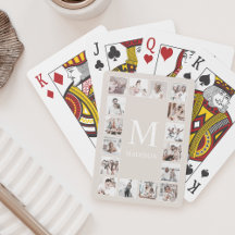 Anpassningsbar Photo Collage Personlig Beige