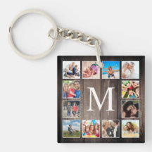 Anpassningsbar Photo Collage Rustic Farmhouse Fami