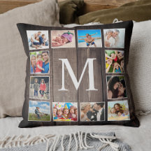 Anpassningsbar Photo Collage Rustic Farmhouse Fami