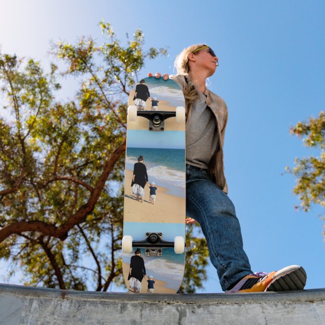 Anpassningsbar Photo Collage Skateboard Your Photo (Utomhus 1)