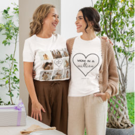 Anpassningsbar Photo Collage T-Shirt | "Mamma i mi