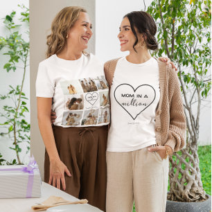 Anpassningsbar Photo Collage T-Shirt   "Mamma i mi