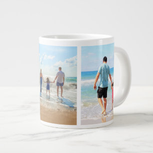 Anpassningsbar Photo Collage Your Family Photos Co Jumbo Mugg