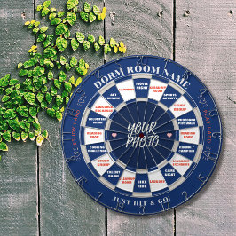 Anpassningsbar Photo Dorm Dartboard för aktivitets Darttavla