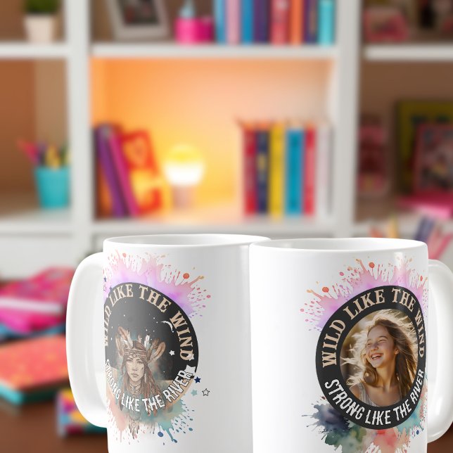 Anpassningsbar Photo Empowerment, inspirational Gi Kaffemugg (Skapare uppladdad)