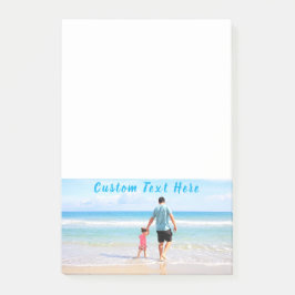 Anpassningsbar Photo Fäcky noterar foton och text Post-it Block