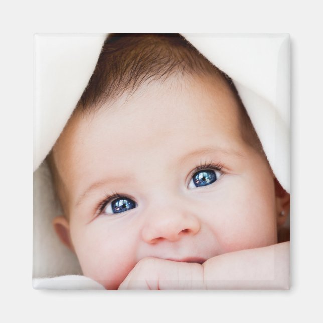 Anpassningsbar Photo Family Baby Magnet (Framsidan)