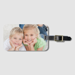 Anpassningsbar Photo Family Loggage Bagagebricka