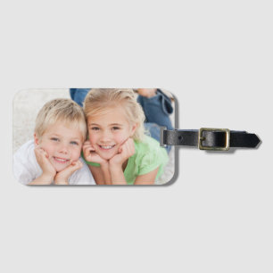 Anpassningsbar Photo Family Loggage Bagagebricka