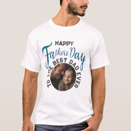 Anpassningsbar Photo Fars dag - Gift for Pappa T Shirt
