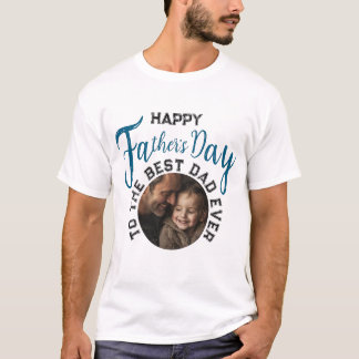 Anpassningsbar Photo Fars dag - Gift for Pappa T Shirt