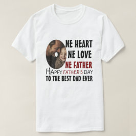 Anpassningsbar Photo Far's Day T-Shirt - Gift for