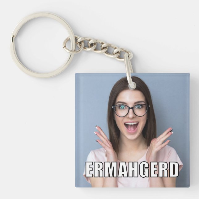 Anpassningsbar Photo Funny Ermahgerd Meme Stil (Framsidan)