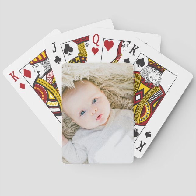Anpassningsbar Photo Game Personlig Casinokort (Baksidan)