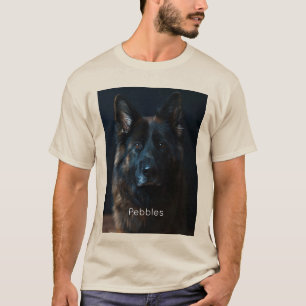 Anpassningsbar Photo German Shepherd T Shirt