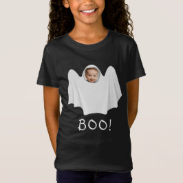 Anpassningsbar Photo Ghost BOO Spooky Happy hallow T Shirt