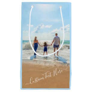 Anpassningsbar Photo Gift Bag med foton och text