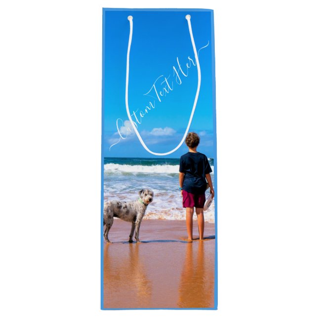 Anpassningsbar Photo Gift Bag med foton och text (Framsidan)