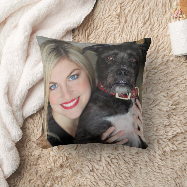 Anpassningsbar Photo Gift Kudde (Filt)