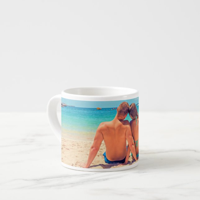 Anpassningsbar Photo Gift med dina favoritfoton Espressomugg (Framsida vänster)