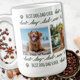 Anpassningsbar Photo Grönt Hund Kaffe Mugg