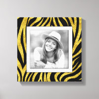 Anpassningsbar Photo Guld Zebra