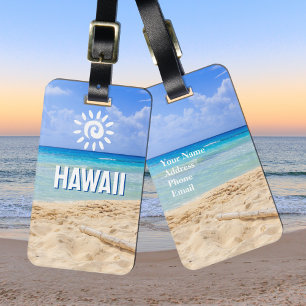 Anpassningsbar Photo Hawaii Luggage Tag Bagagebricka
