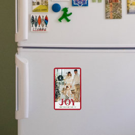 anpassningsbar Photo Helgdag JOY jul Home Decor Magnet