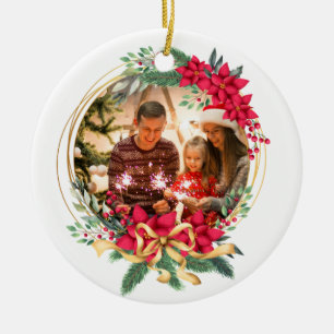 Anpassningsbar Photo Helgdag jul Ornament