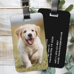Anpassningsbar Photo Hund älskare Pet Puppy Person Bagagebricka<br><div class="desc">Ge dig på dina resor med en aning personlighet och en antydan om stollig med vårt moderna Photo Luggage Tag designat, särskilt för hundälskare. Oavsett om du lämnar av på ett företag i resa eller går ut på semester i äventyr, säkerställer den här bagagemaggen att dina tillhörigheter är både identifierbara...</div>