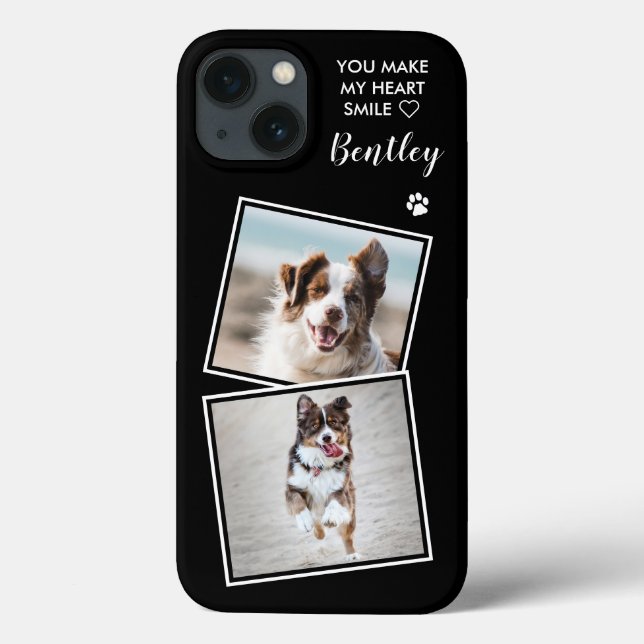 Anpassningsbar Photo Hund Cat Pet Collage Cute Quo (Baksida)