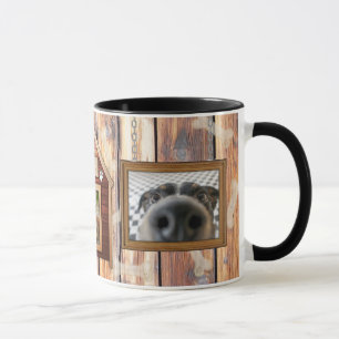 Anpassningsbar Photo Hund House Ram Mugg