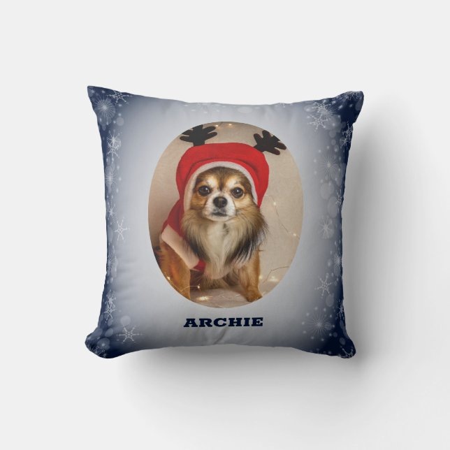 Anpassningsbar Photo Hund Kudde (Framsida)