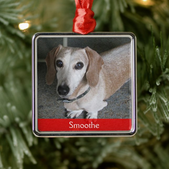 Anpassningsbar Photo Hund Ornament (Träd)