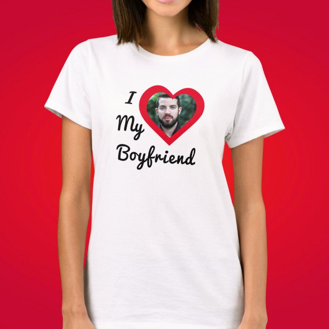 Anpassningsbar Photo I Kärlek Min Boykompis Bae-Pe T Shirt (Skapare uppladdad)
