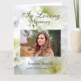 Anpassningsbar Photo in Loving Memory Keepsak Card Kort