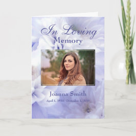 Anpassningsbar Photo in Loving Memory Keepsak Kort