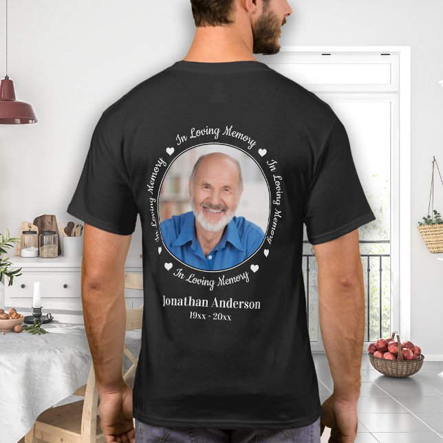 Anpassningsbar Photo In Loving Memory Memorial Wal T Shirt (Skapare uppladdad)