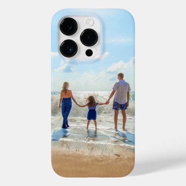 Anpassningsbar Photo iphone case Din favoritfotogå (Baksida)