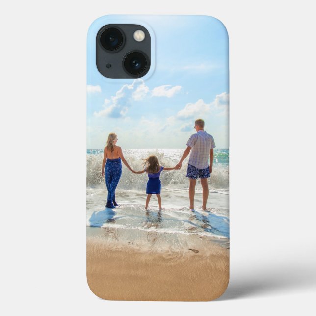 Anpassningsbar Photo iphone case med fotodesign (Baksida)