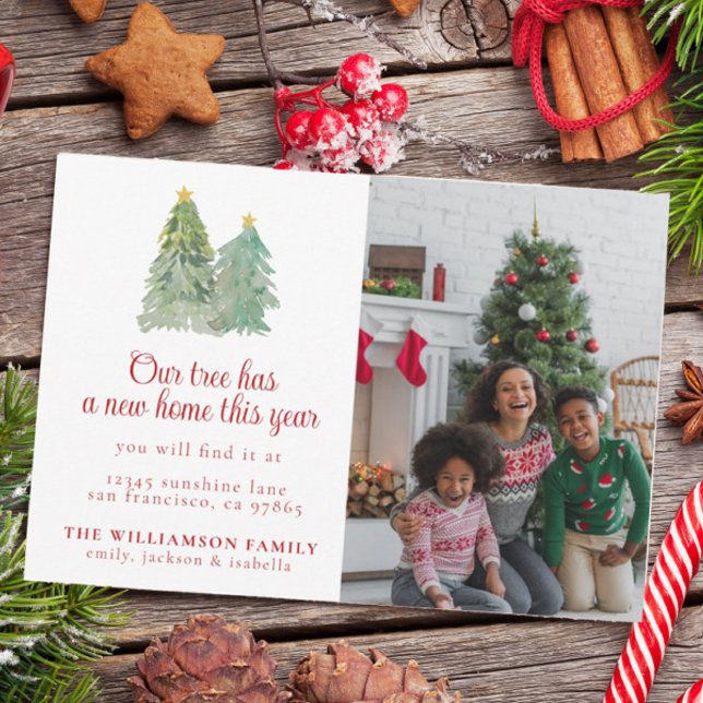 Anpassningsbar Photo Jul Helgdag Flytta Meddelande Inbjudningar (Skapare uppladdad)