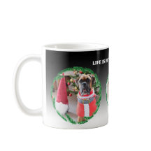 Anpassningsbar Photo jul-Hund