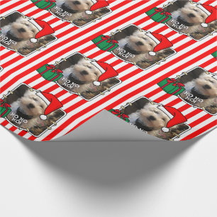 Anpassningsbar Photo jul Santa Hat Pet HO HO HO Presentpapper