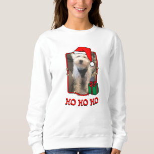 Anpassningsbar Photo jul Santa Hat Pet HO HO HO T Shirt