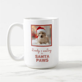 Anpassningsbar Photo - jultomten Hund Tassar Kaffemugg