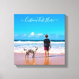 Anpassningsbar Photo Kanvastryck foton och text