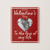 Anpassningsbar Photo Kärlek Valentine's Jigszawa P