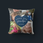 Anpassningsbar Photo Keepsak GRANDPA Cute Gifts Kudde<br><div class="desc">Anpassningsbar Photo Keepsak GRANDPA Cute Gifts</div>